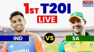 "India vs South Africa 1st T20 Live Match Poster 11 December — Cricket News"