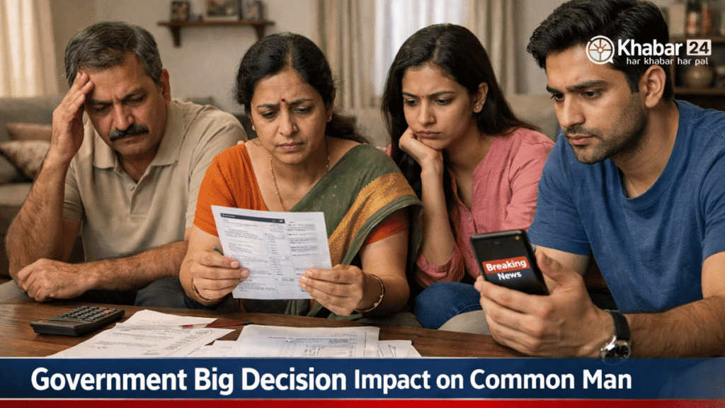 Government Big Decision Impact on Common Man