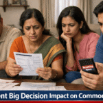 Government Big Decision Impact on Common Man