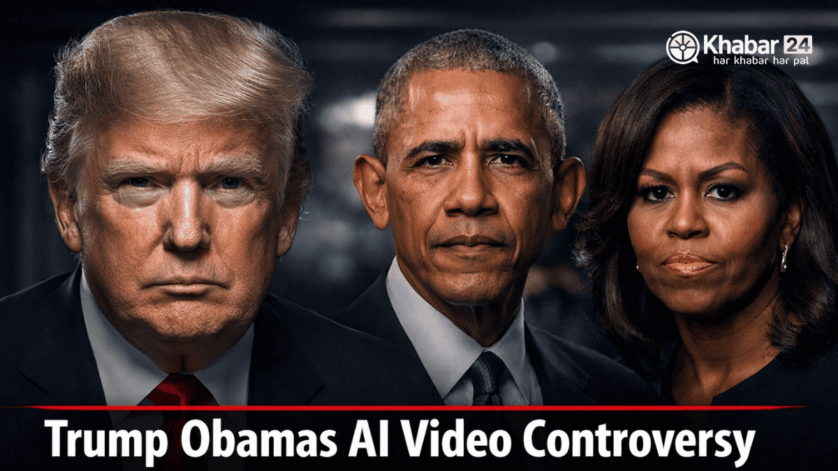 “Shocking Racist Act”: Trump Obamas AI Video Controversy पर भड़का अमेरिका, ‘Disgusting Behaviour’ 1 Trump Obamas AI Video Controversy