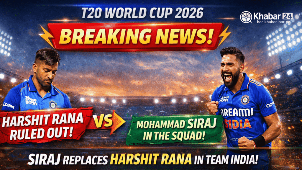 T20 WC 2026 Team India Update