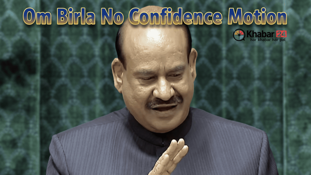 Om Birla No Confidence Motion